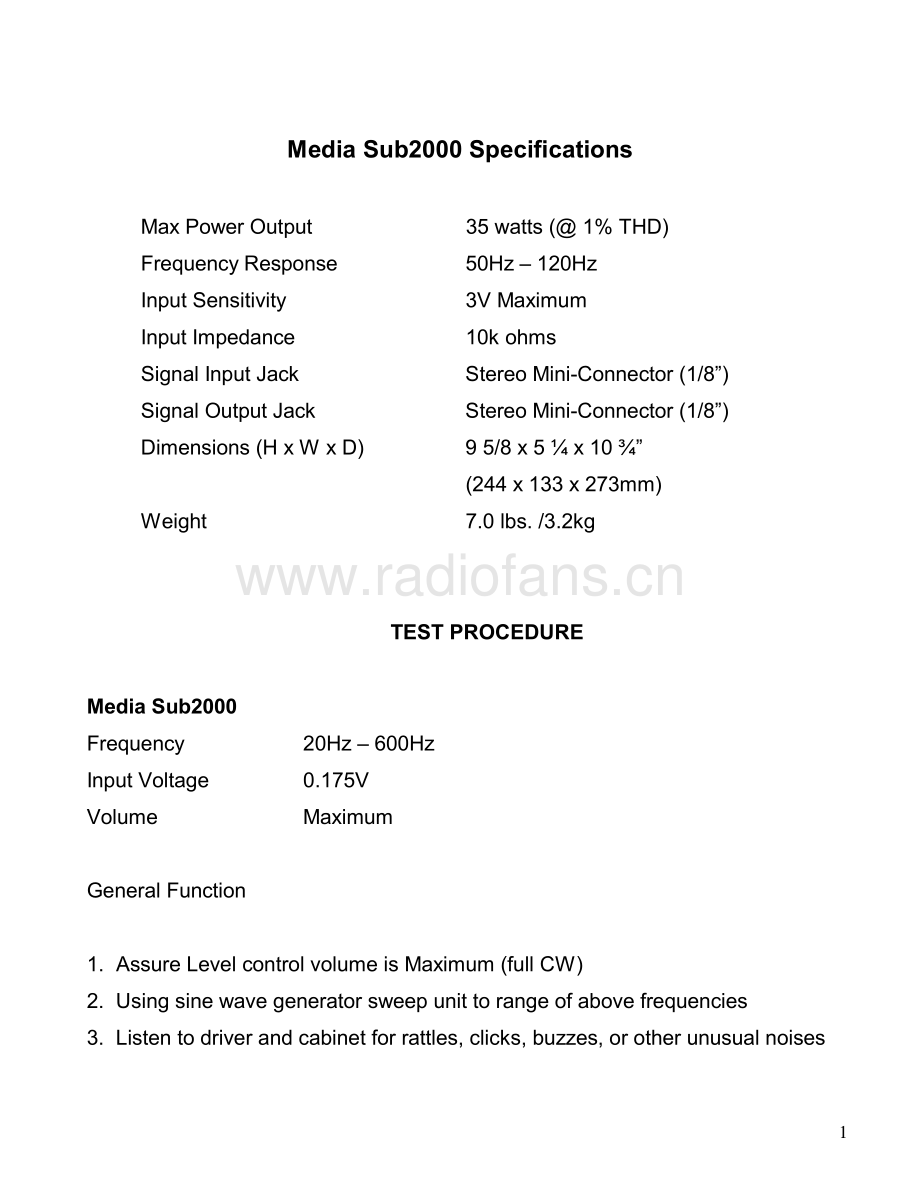 JBL-MediaSub2000-sub-sm 维修电路原理图.pdf_第3页
