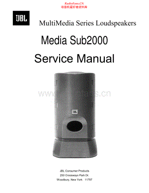 JBL-MediaSub2000-sub-sm 维修电路原理图.pdf