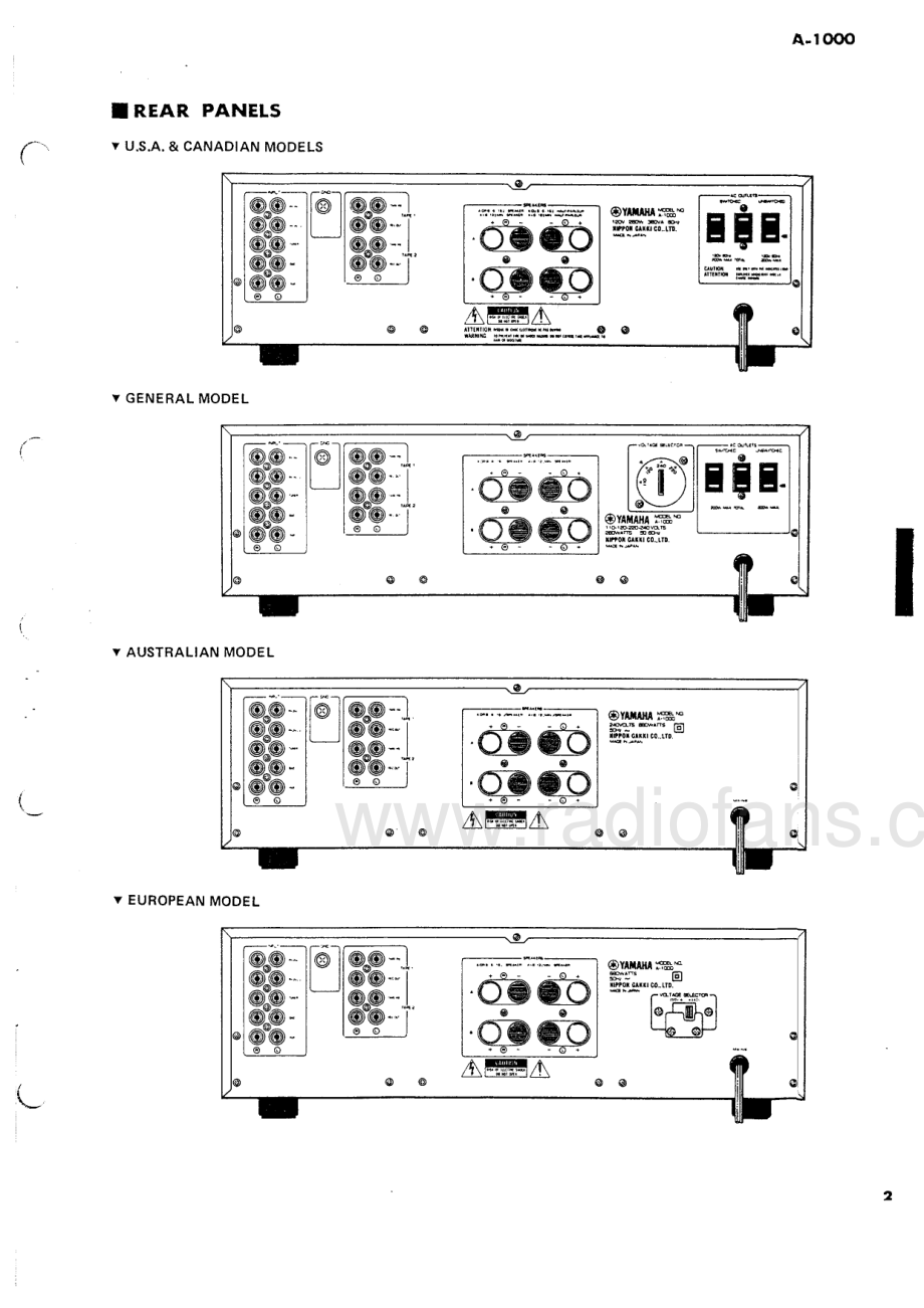 Yamaha-A1000-int-sm(1) 维修电路原理图.pdf_第3页