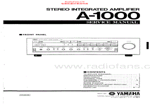 Yamaha-A1000-int-sm(1) 维修电路原理图.pdf