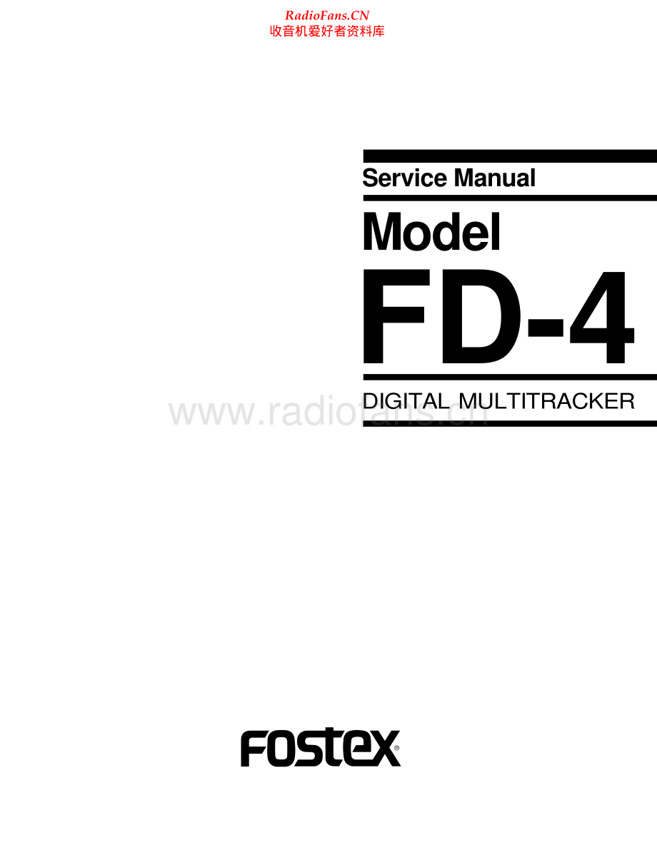 Fostex-FD4-dm-sm维修电路原理图.pdf_第1页