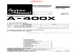 Pioneer-A400X-int-sm 维修电路原理图.pdf