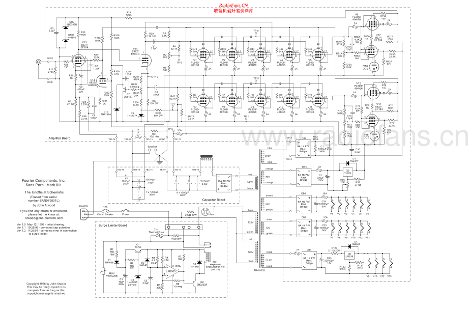 FourierComponents-MKIII-pwr-sch维修电路原理图.pdf_第1页