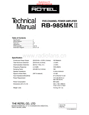 Rotel-RB985_MKII-pwr-sm 维修电路原理图.pdf