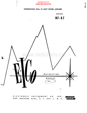 Eico-HF87-pwr-sm维修电路原理图.pdf