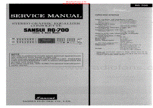 Sansui-RG700-eq-sm 维修电路原理图.pdf