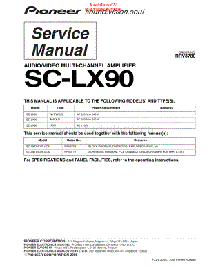 Pioneer-SCLX90-avr-sm2 维修电路原理图.pdf
