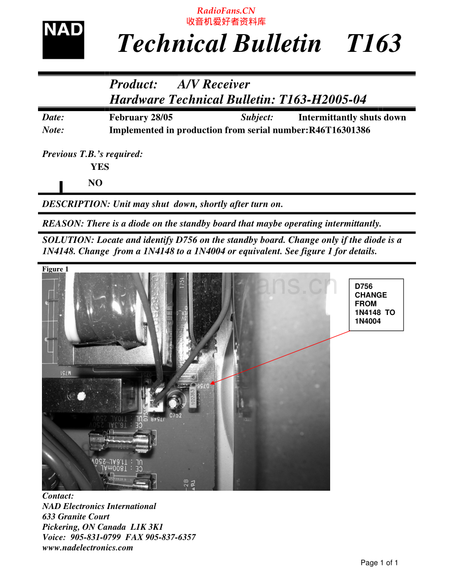 NAD-T163-pre-tb4 维修电路原理图.pdf_第1页