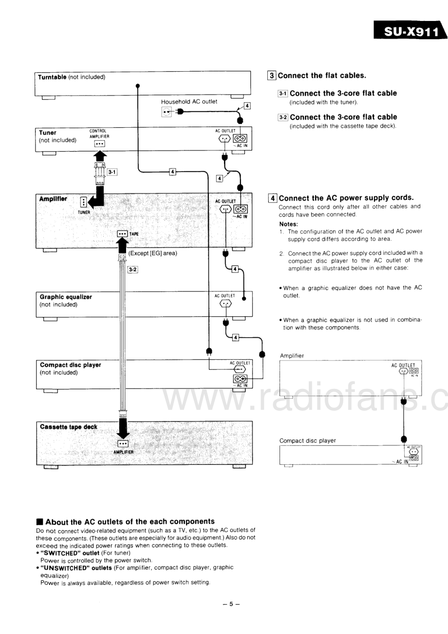 Technics-SUX911-int-sm 维修电路原理图.pdf_第3页