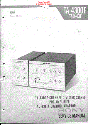 Sony-TAD43F-4ch-sm 维修电路原理图.pdf