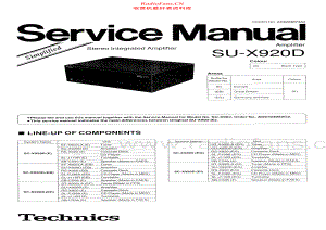 Technics-SUX920D-int-ssm 维修电路原理图.pdf