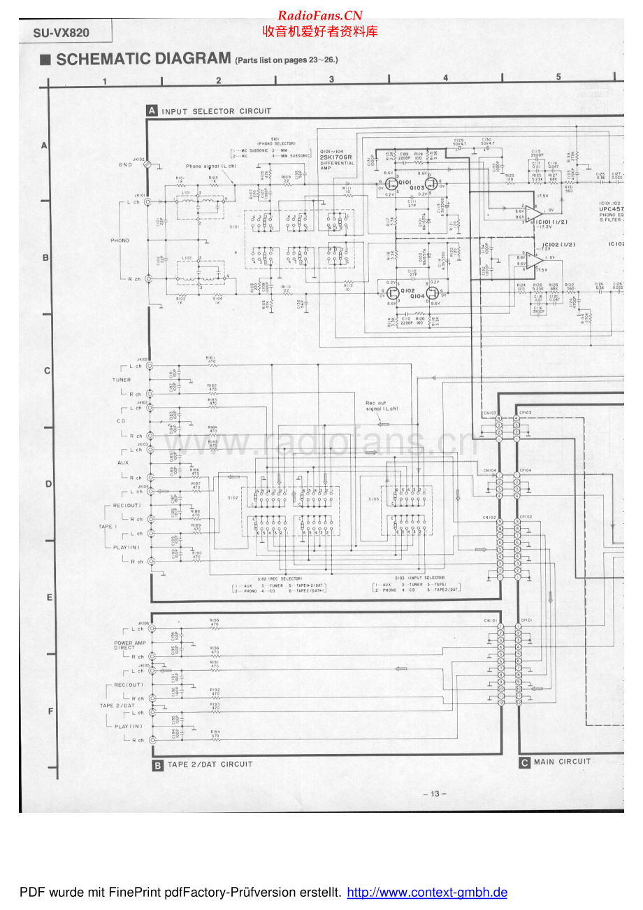 Technics-SUVX820-int-sm 维修电路原理图.pdf_第2页