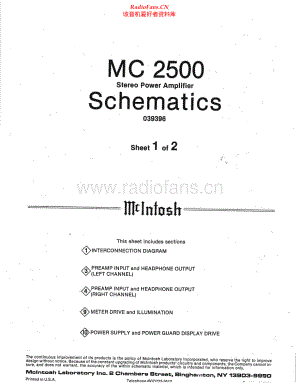 McIntosh-MC2500-pwr-sm 维修电路原理图.pdf
