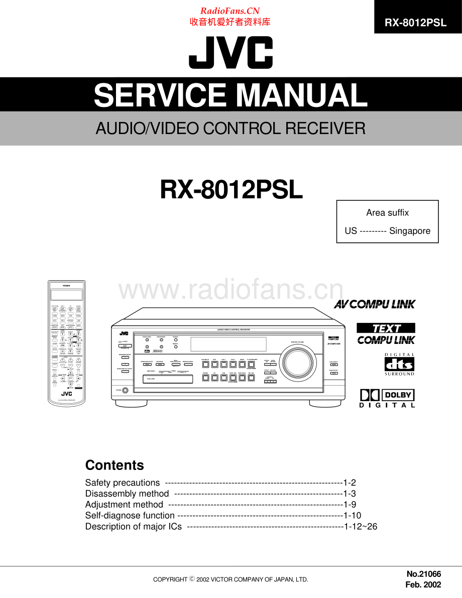 JVC-RX8012PSL-avr-sm 维修电路原理图.pdf_第1页