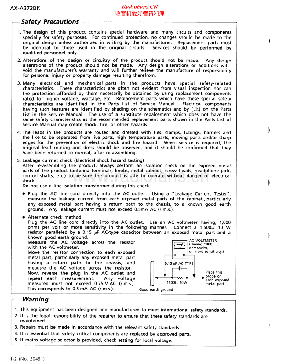 JVC-AXA372BK-int-sm 维修电路原理图.pdf_第2页