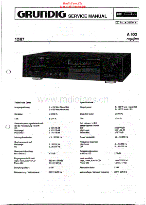 Grundig-A903-int-sm维修电路原理图.pdf