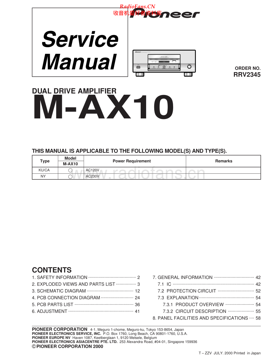 Pioneer-MAX10-int-sch 维修电路原理图.pdf_第1页