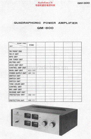 Pioneer-QM800-pwr-sch 维修电路原理图.pdf