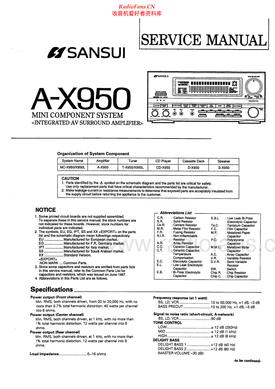 Sansui-AX950-ava-sm 维修电路原理图.pdf_第1页