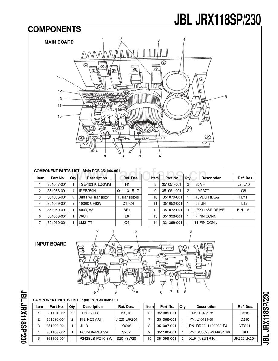 JBL-JRX118SP-sub-sm 维修电路原理图.pdf_第3页