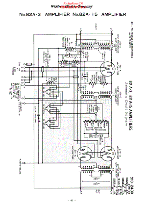 WesternElectric-82A3-amp-sch 维修电路原理图.pdf