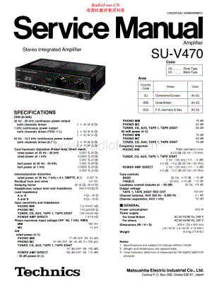 Technics-SUV470-int-sm(1) 维修电路原理图.pdf