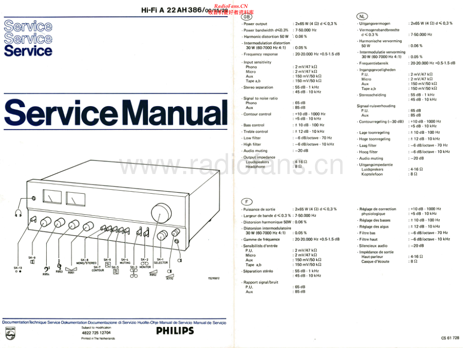 Philips-A22AH386-int-sm 维修电路原理图.pdf_第1页