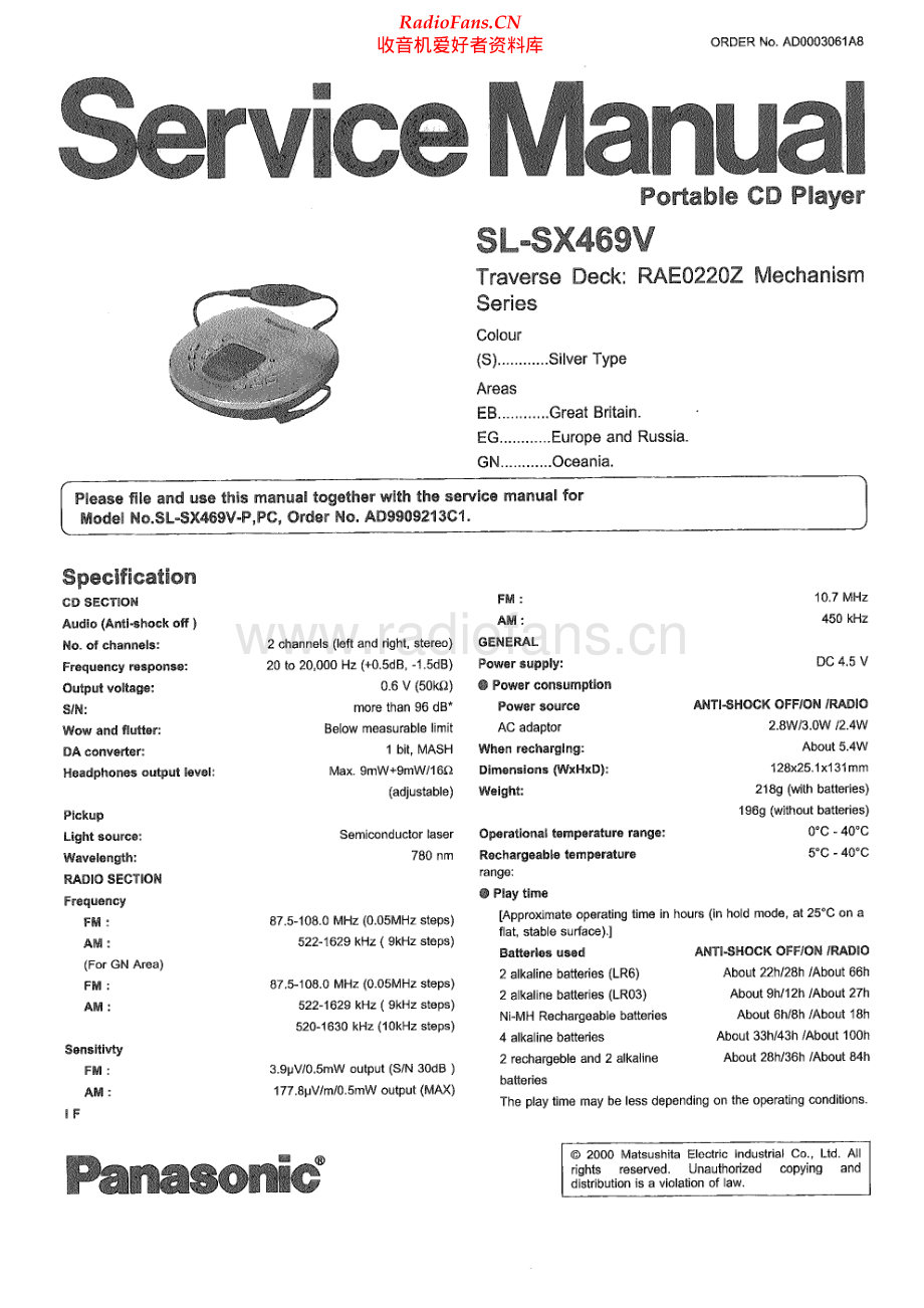 Technics-SLSX469V-dm-sm(1) 维修电路原理图.pdf_第1页