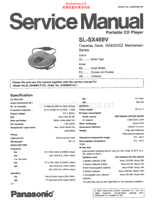 Technics-SLSX469V-dm-sm(1) 维修电路原理图.pdf