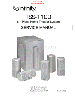 Infinity-TSS1100-hts-sm 维修电路原理图.pdf