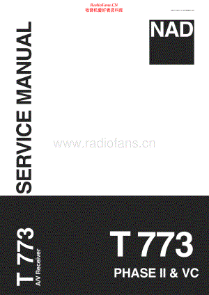 NAD-T773VC-avr-sm 维修电路原理图.pdf