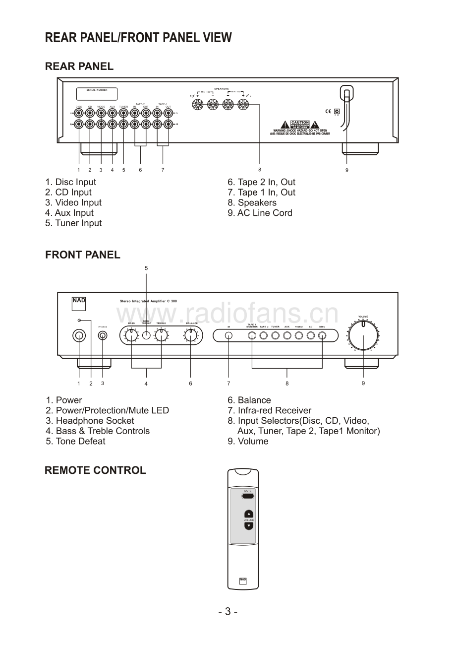 NAD-C300-int-sm 维修电路原理图.pdf_第3页