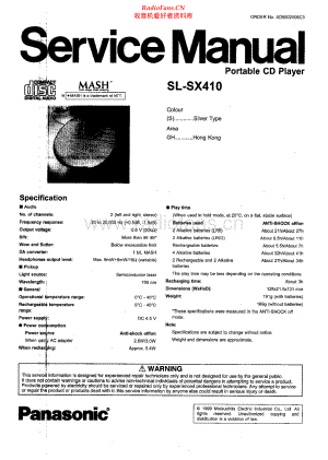 Technics-SLSX410-dm-sm(1) 维修电路原理图.pdf