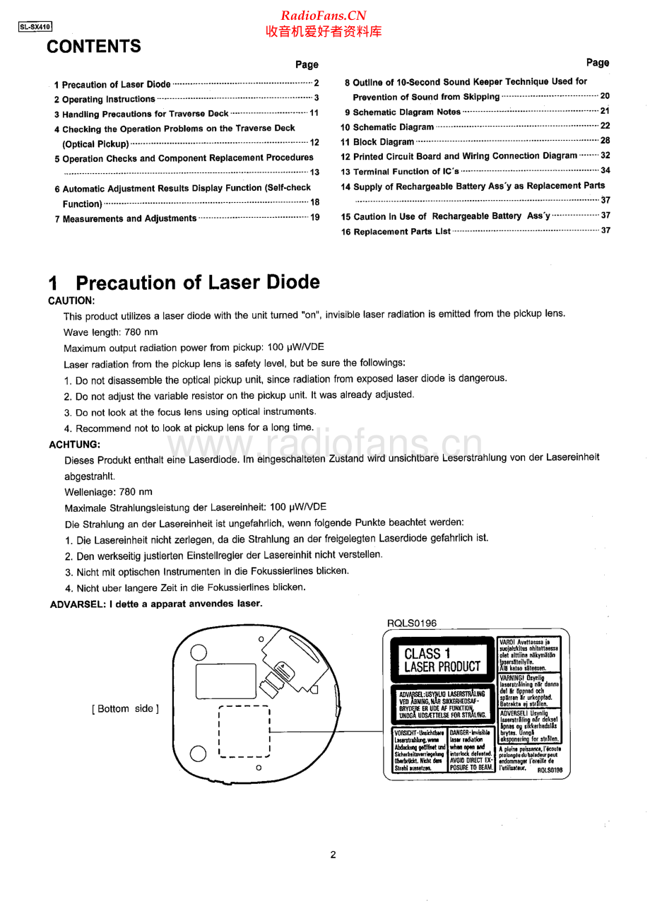 Technics-SLSX410-dm-sm(1) 维修电路原理图.pdf_第2页