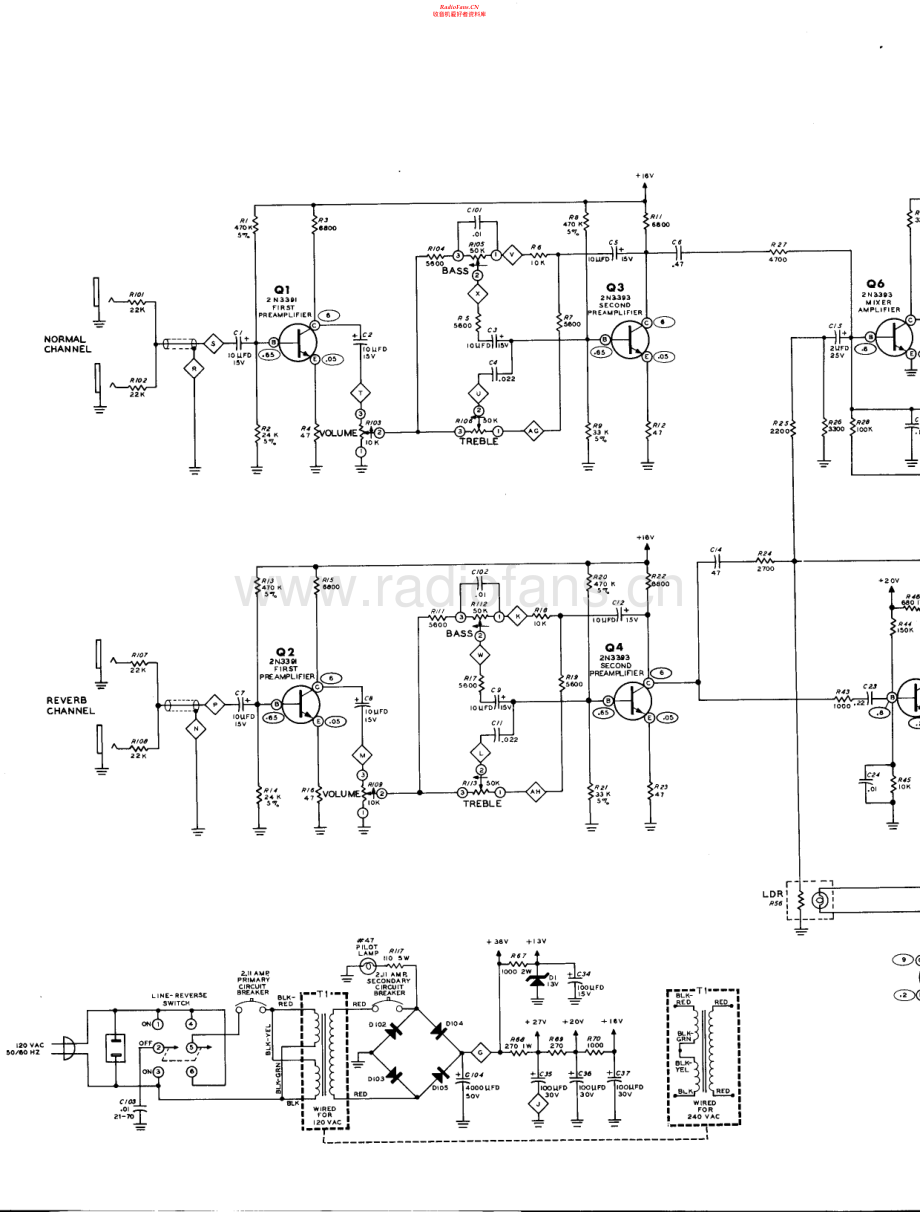 Heathkit-TA16-pwr-sch 维修电路原理图.pdf_第2页