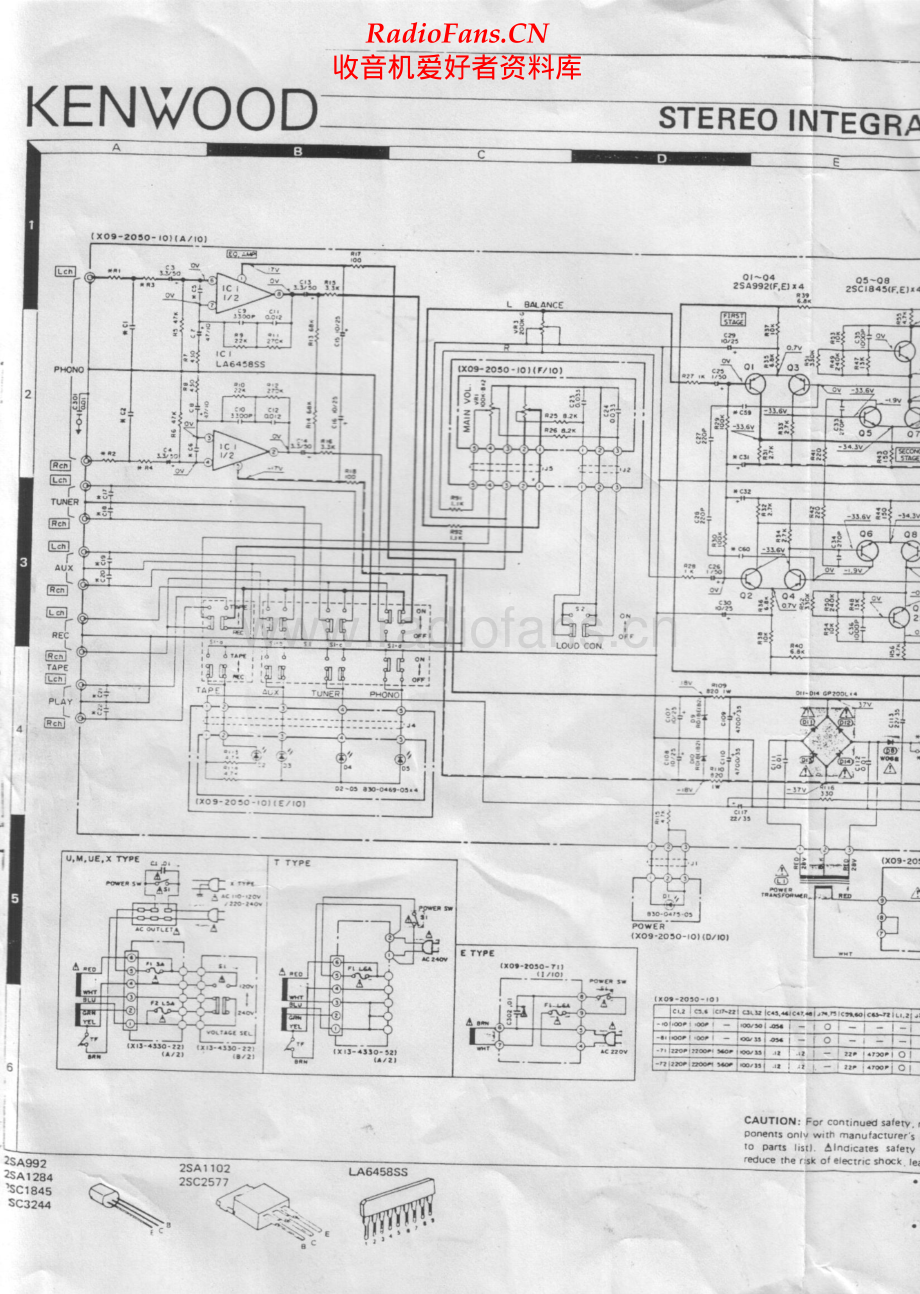 Kenwood-KA32-int-sch 维修电路原理图.pdf_第1页
