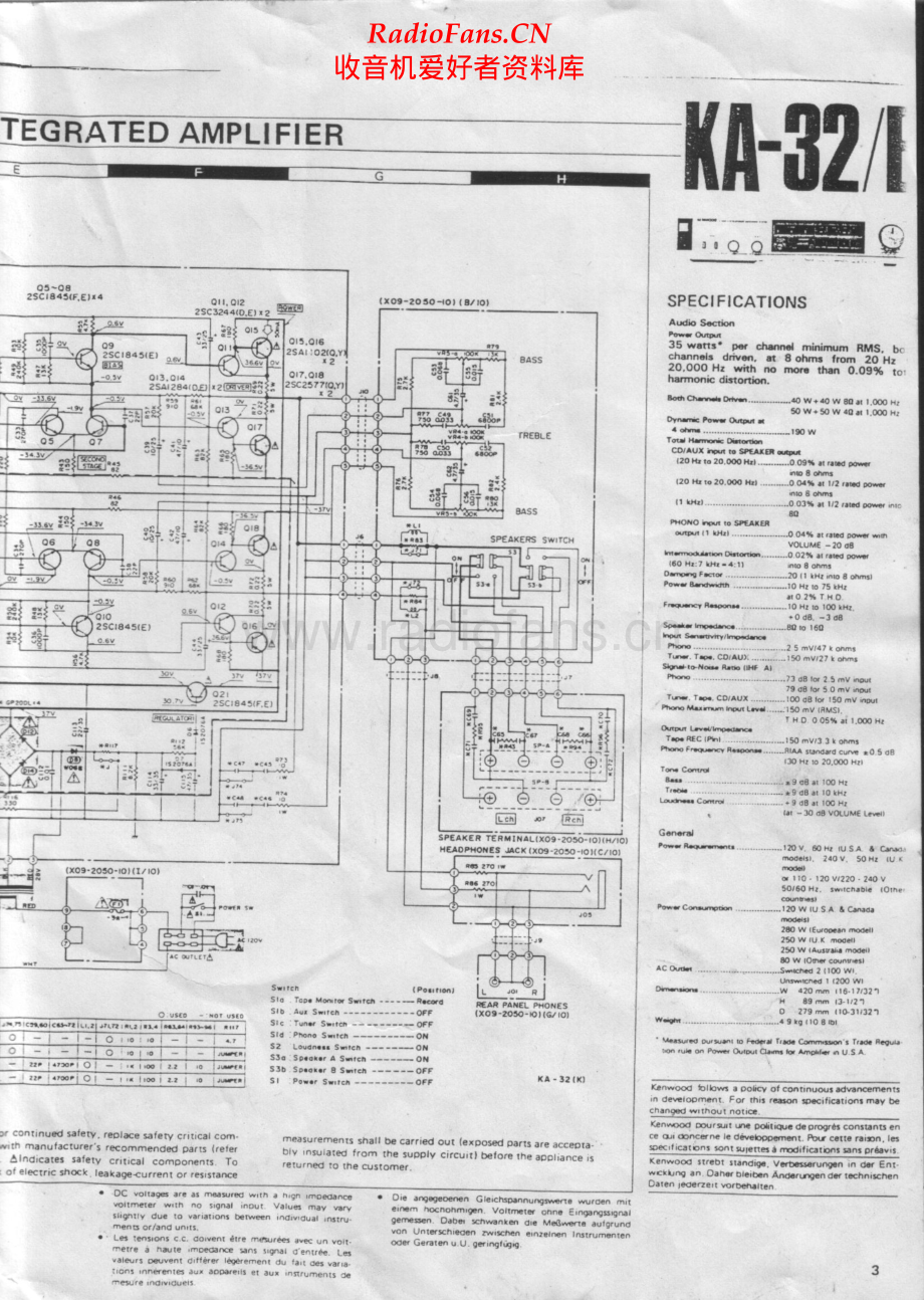 Kenwood-KA32-int-sch 维修电路原理图.pdf_第2页