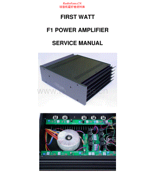 FirstWatt-F1-pwr-sm维修电路原理图.pdf