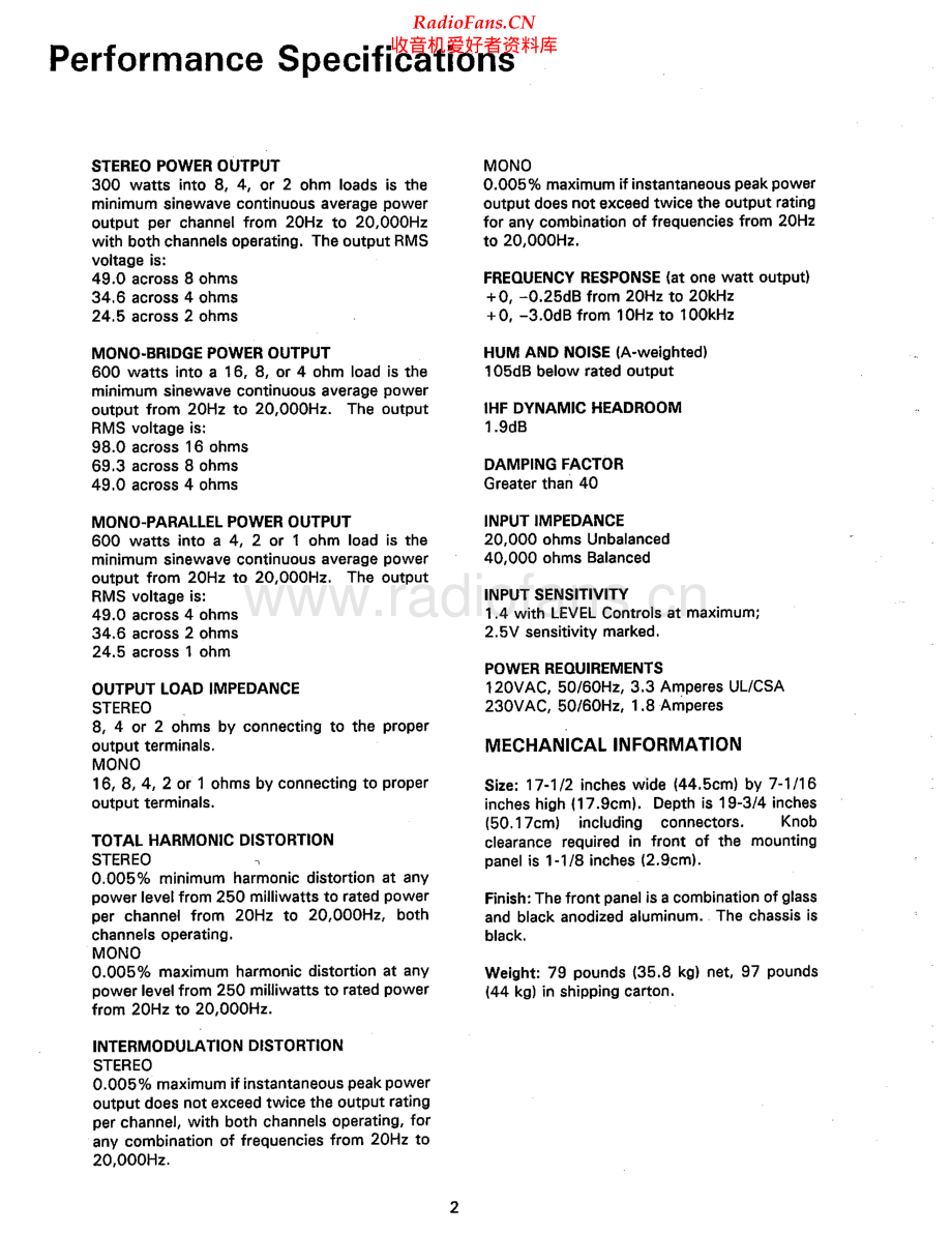 McIntosh-MC300-pwr-sm 维修电路原理图.pdf_第2页