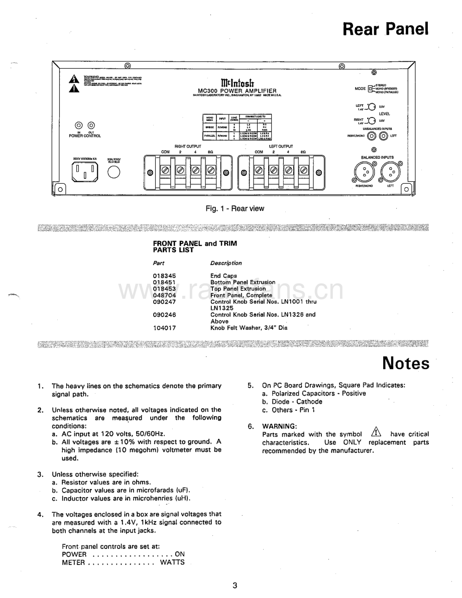 McIntosh-MC300-pwr-sm 维修电路原理图.pdf_第3页