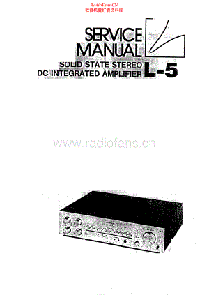 Luxman-L5-int-sm 维修电路原理图.pdf
