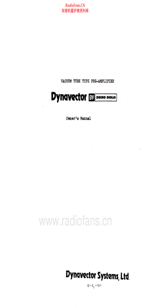 Dynavector-DV3000Gold-pre-sm维修电路原理图.pdf