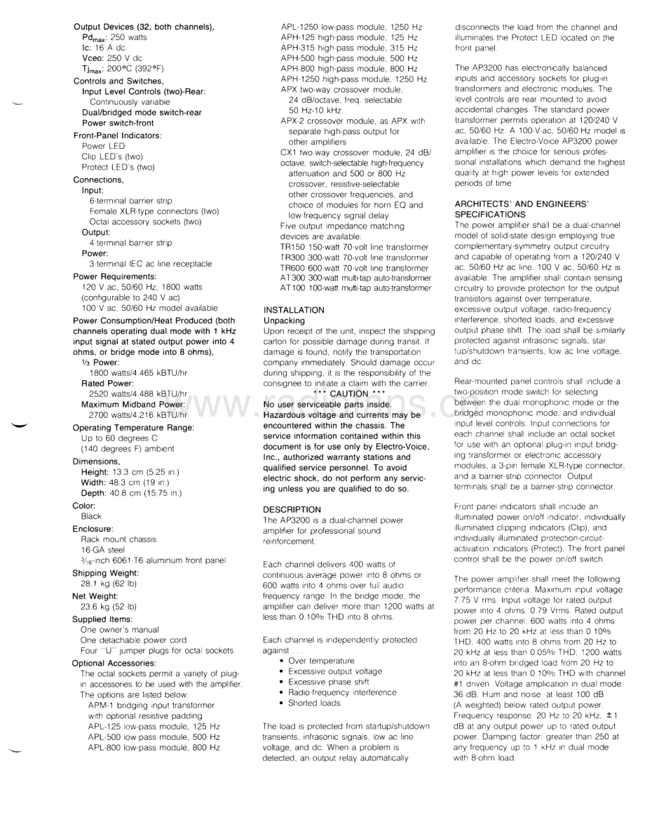 ElectroVoice-AP3200-pwr-sm维修电路原理图.pdf_第3页