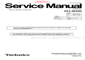 Technics-SH8058-eq-sm 维修电路原理图.pdf