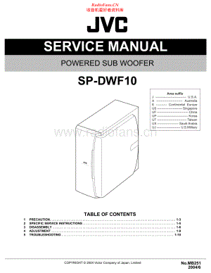JVC-SPDWF10-sub-sm 维修电路原理图.pdf