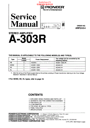 Pioneer-A303R-int-sm 维修电路原理图.pdf