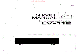 Luxman-LV112-int-sm 维修电路原理图.pdf