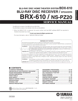 Yamaha-BDX610-hts-sm(1) 维修电路原理图.pdf