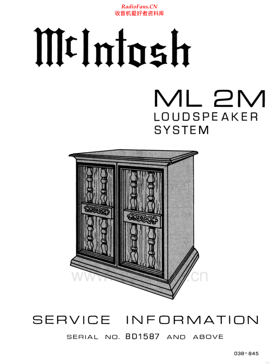 McIntosh-ML2M-spk-sm2 维修电路原理图.pdf_第1页