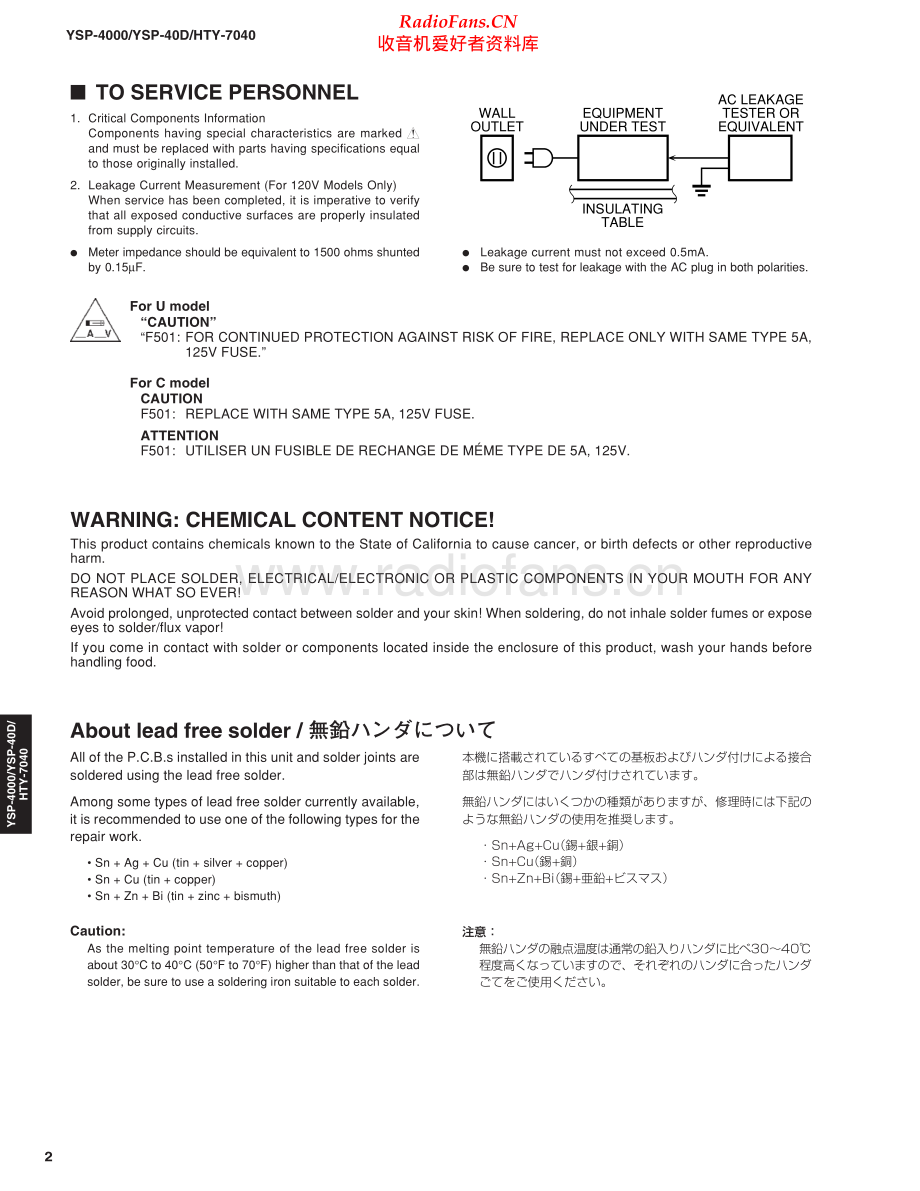 Yamaha-YSP40D-avr-sm(1) 维修电路原理图.pdf_第2页